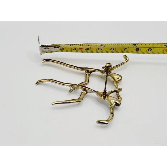 Vintage Iconic 80's MCM Abstract Dancer Brooch (A372) - Picture 3 of 3